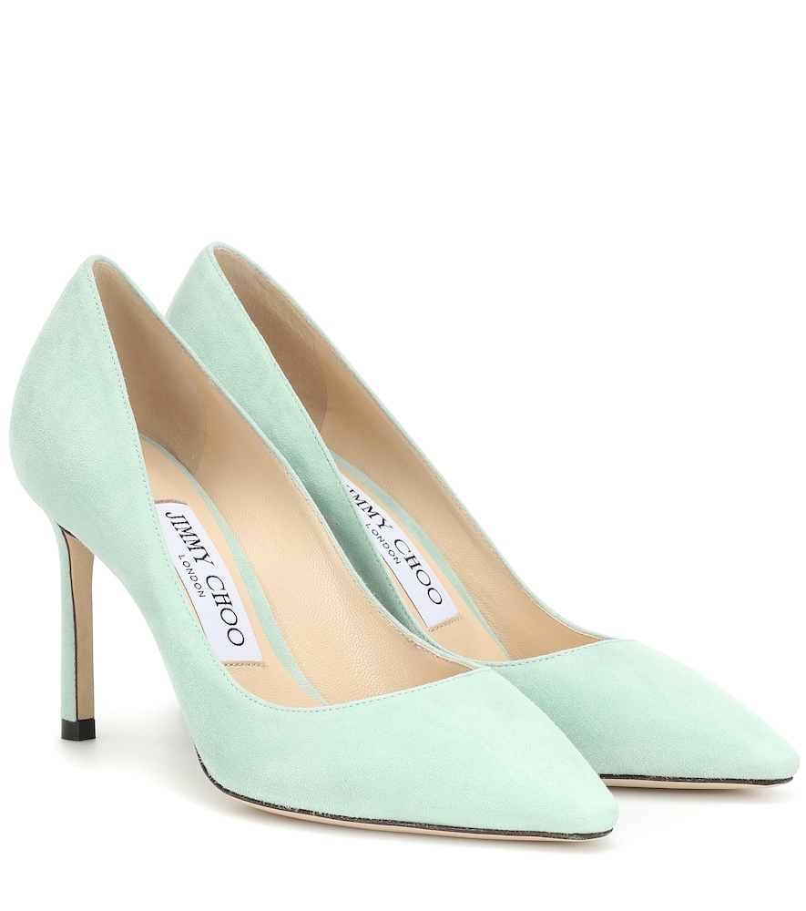 grænse assimilation Tumult Shop Jimmy Choo Exclusive To Mytheresa - Romy 85 Suede Pumps In Green