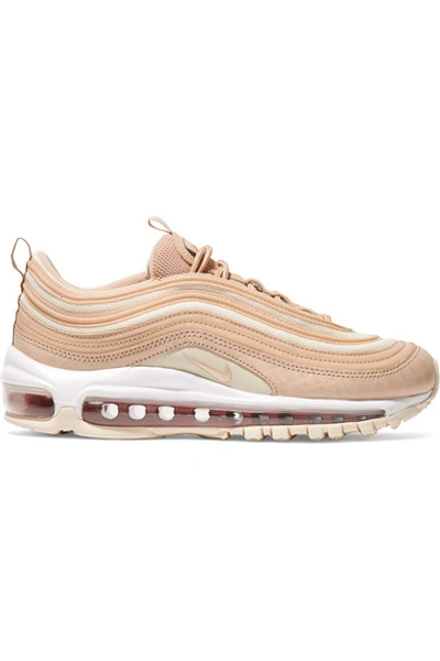 Shop Nike Air Max 97 Lx Croc effect Leather And Mesh Sneakers