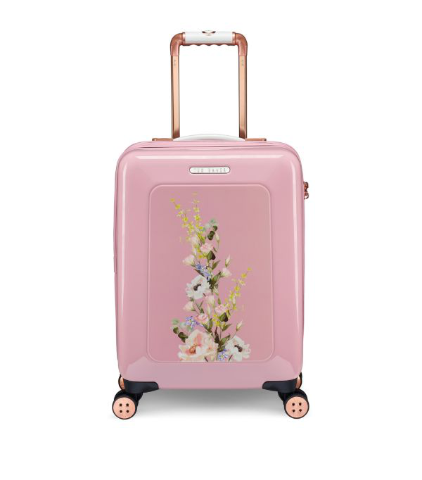 small floral suitcase