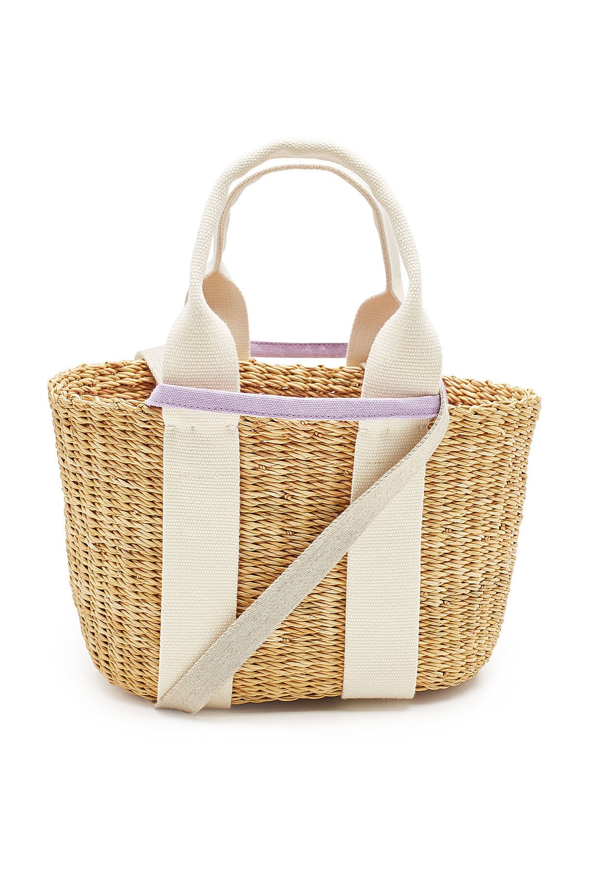 mini straw tote