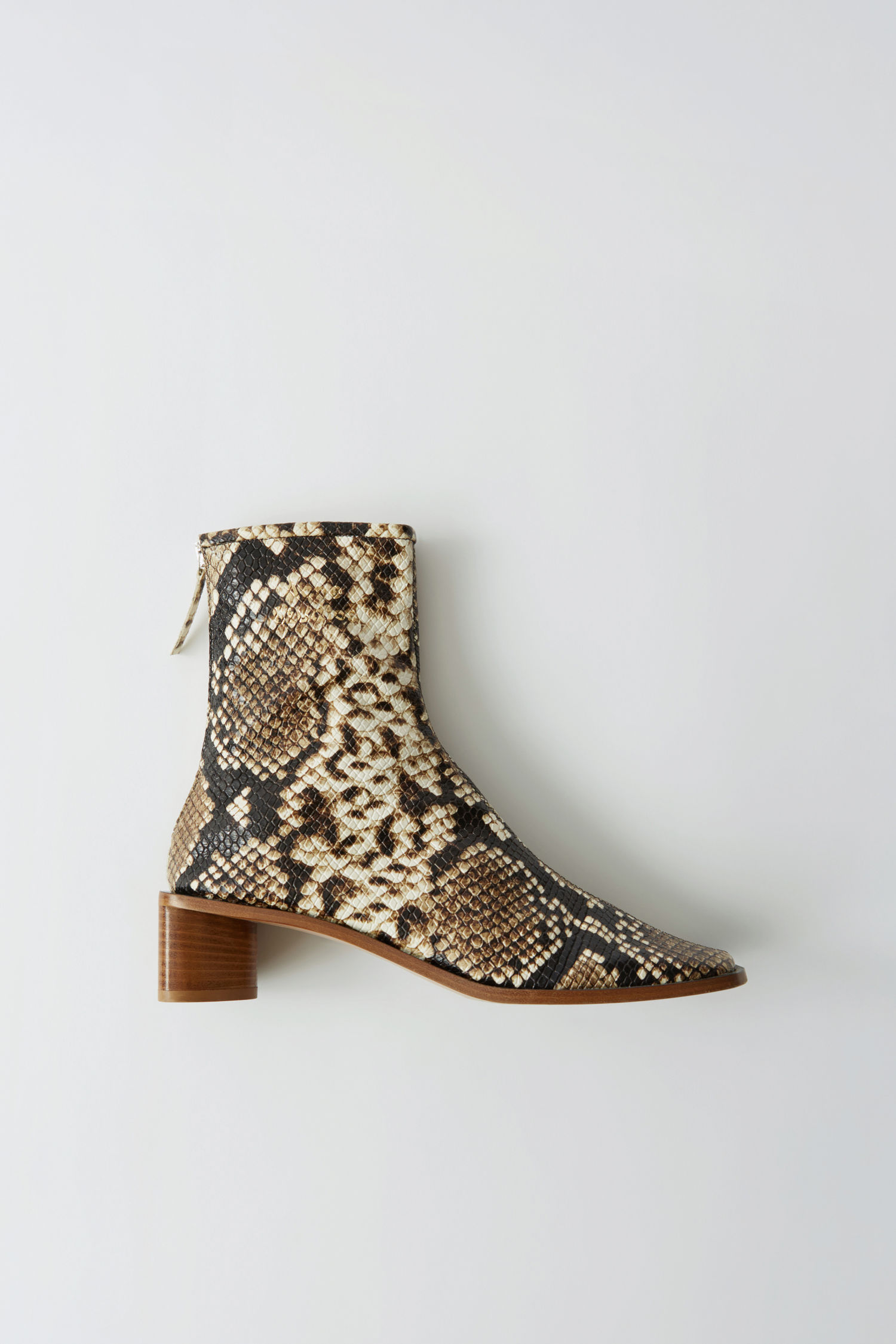 acne studios snakeskin boots