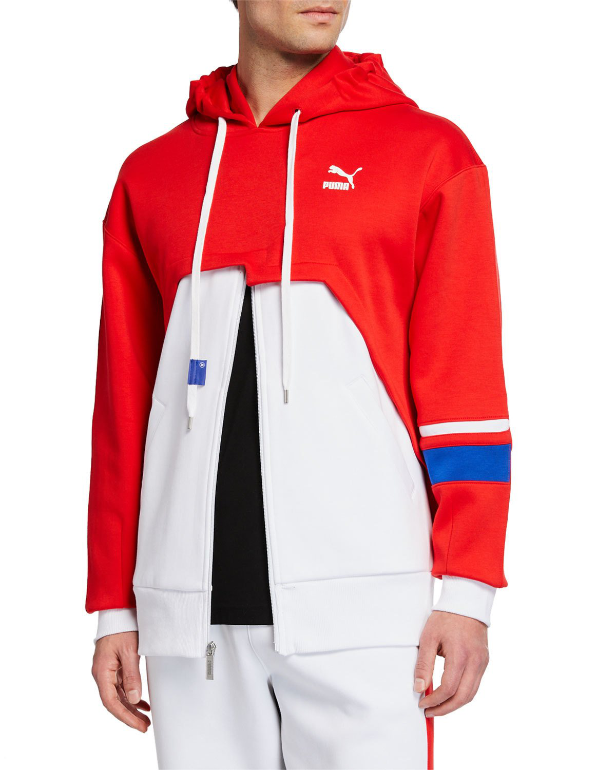 puma colorblock hoodie