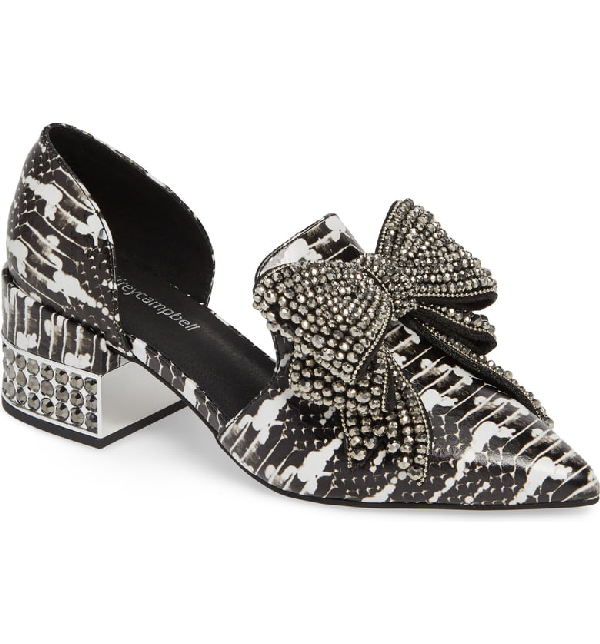 valenti embellished bow loafer jeffrey campbell
