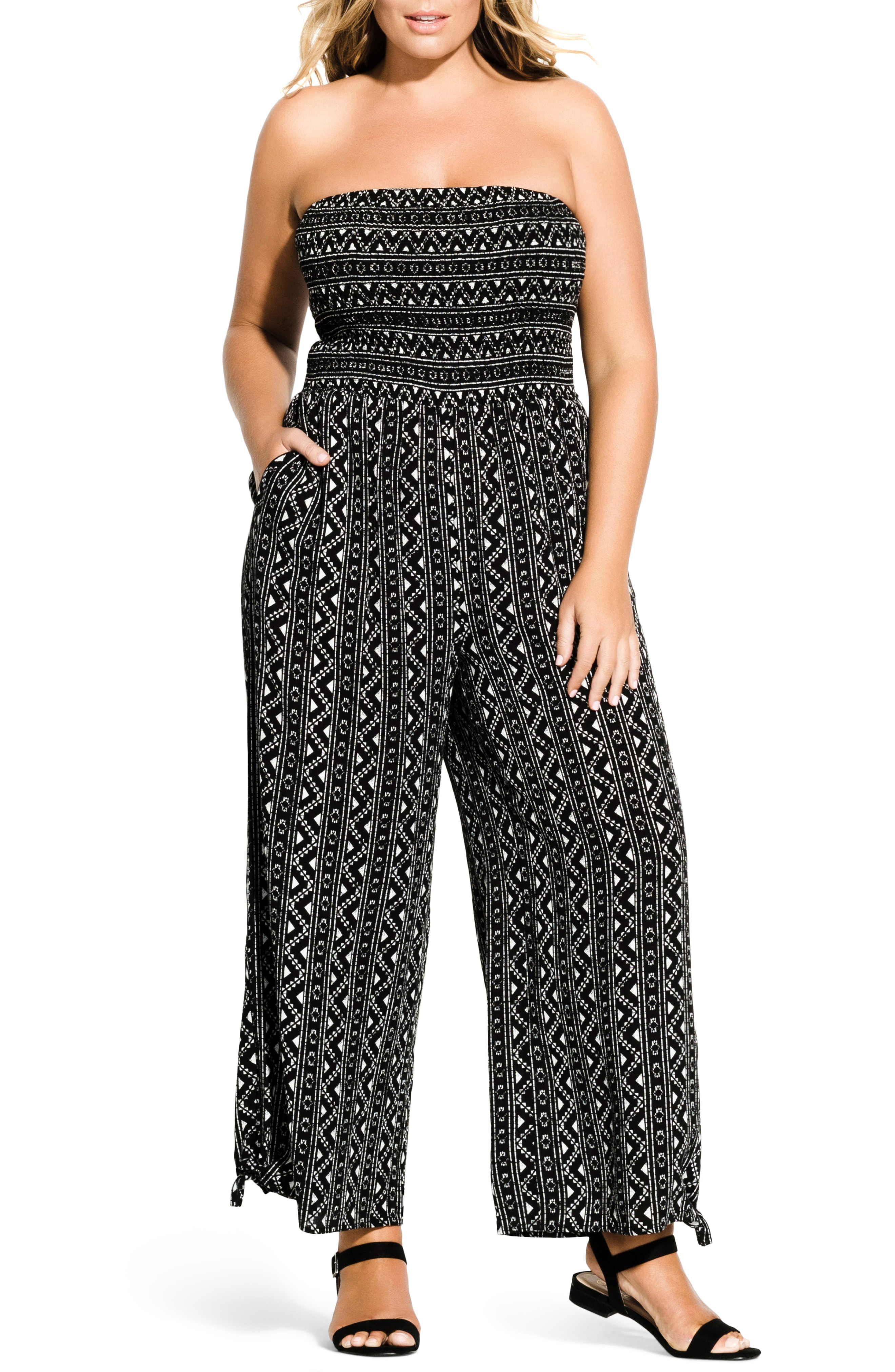 city chic black jumpsuit