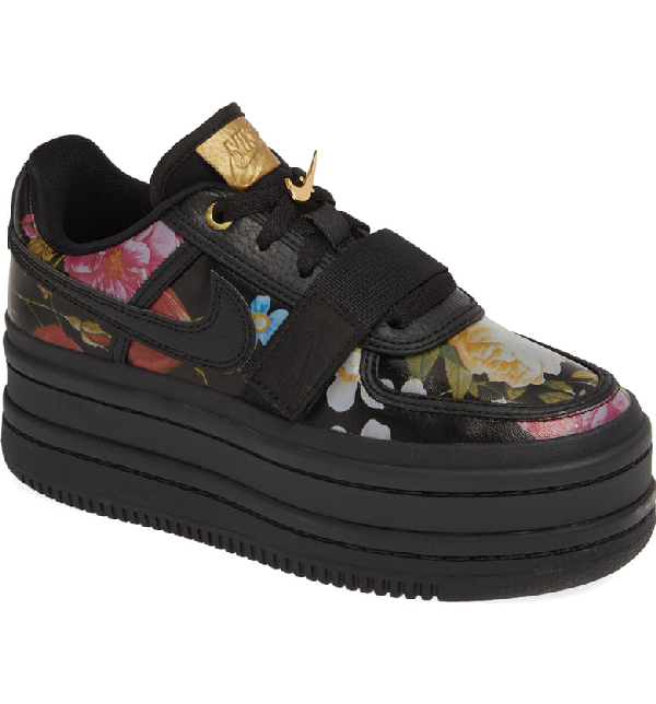 floral nike platform sneakers