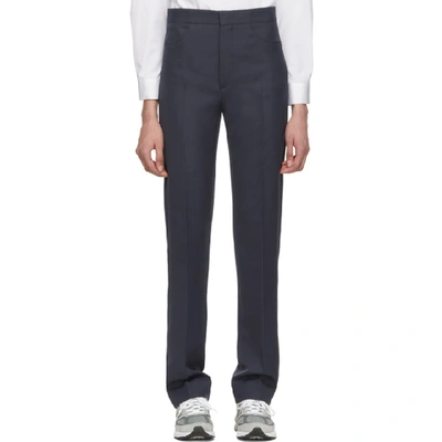 TOTÊME TOTEME BLUE TROIA TROUSERS