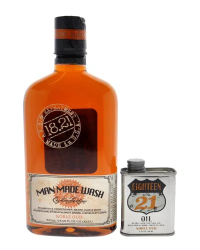 18.21 MAN MADE 18.21 MAN MADE BOOK OF GOOD GROOMING VOLUME 5 SET - NOBLE OUD 2PC SET