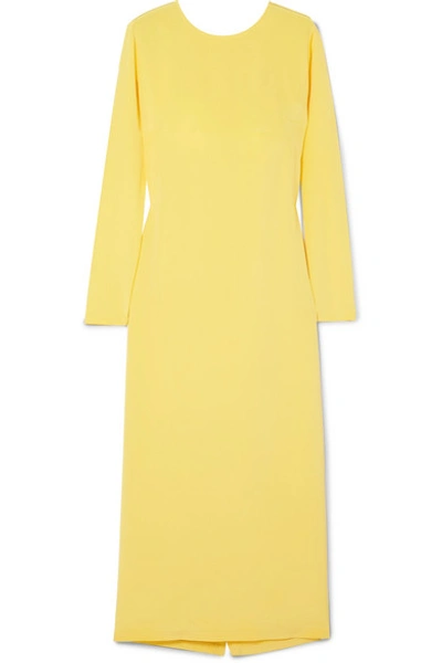 LA COLLECTION JACQUELINE SILK-SATIN DRESS