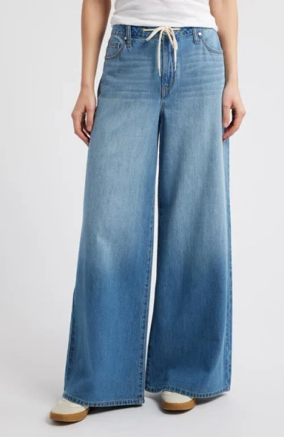 1822 DENIM 1822 DENIM DRAWSTRING HIGH WAIST WIDE LEG JEANS