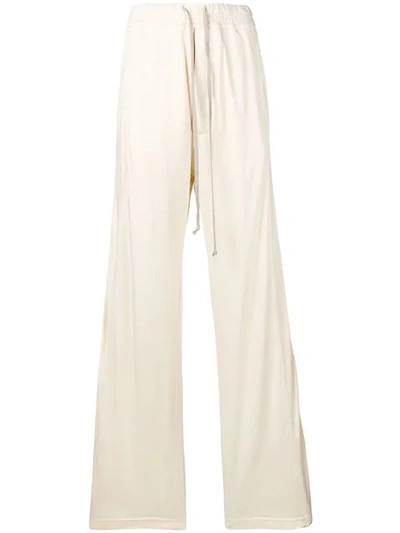 RICK OWENS DRKSHDW SNAP-BUTTON OVERSIZED TRACK PANTS