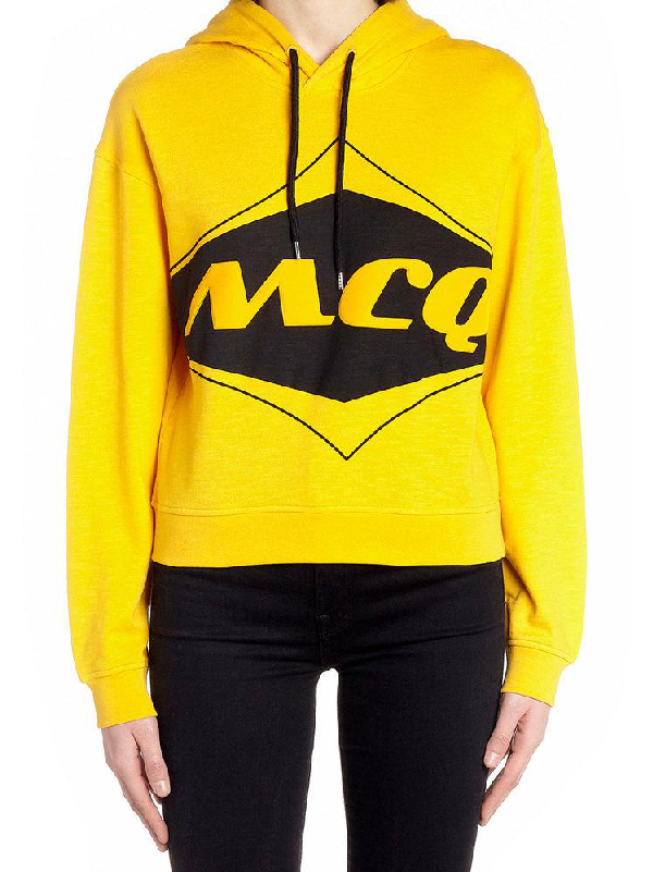 alexander mcqueen yellow hoodie