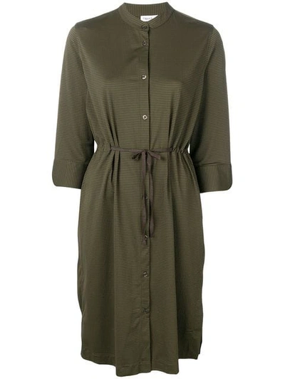 Filippa K Filippa-k Seer Sucker Shirt Dress - Green