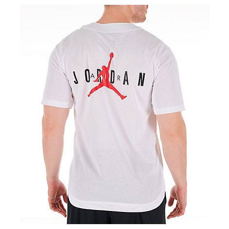 jordan button up jersey