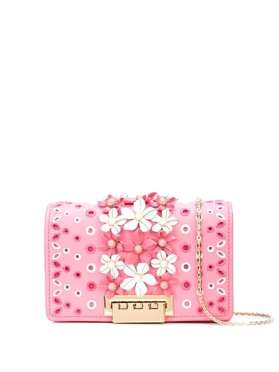 Zac Zac Posen Earthette leather crossbody bag, Pink