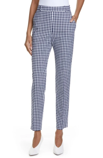 HUGO BOSS HELISY CHECK ANKLE TROUSERS