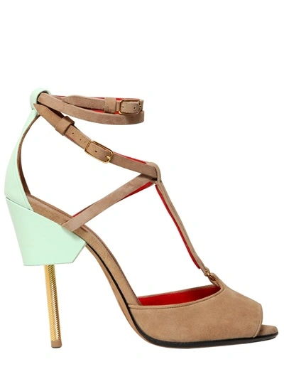 GIVENCHY Marzia Suede & Leather Sandals