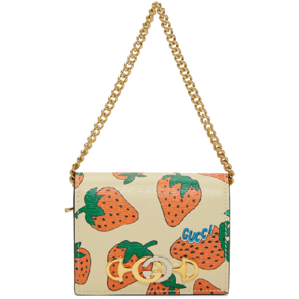 gucci zumi strawberry bag