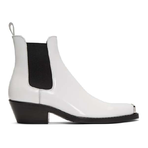 calvin klein square toe boot