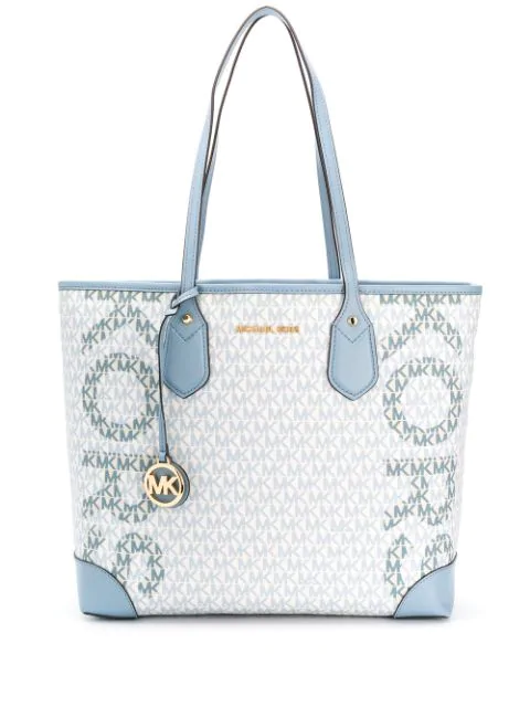 Shop Michael Michael Kors Eva Large Tote Shopper - Blue