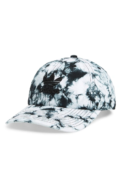 ADIDAS ORIGINALS ORIGINALS RELAXED TIE DYE BASEBALL HAT - BLACK