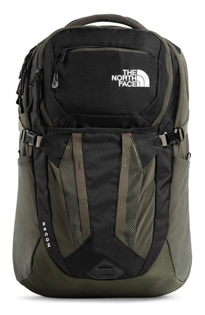 The North Face Recon Backpack - Black In Tnf Black/ New Taupe Green