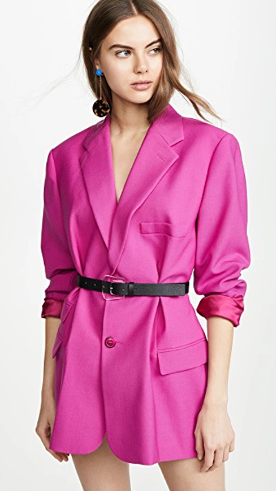 Shop Jacquemus La Veste Raffaella Blazer In Pink