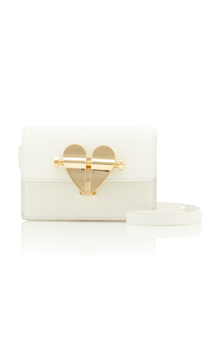 prada mini bag white