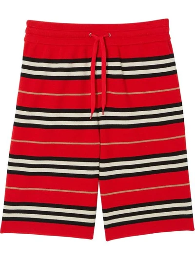 BURBERRY KENTON BERMUDA STRIPED SHORTS
