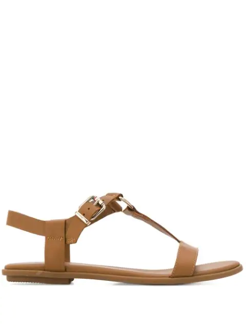 tommy hilfiger sandals brown