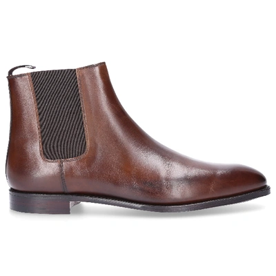 CROCKETT & JONES CHELSEA BOOTS COWDRAY  BROWN