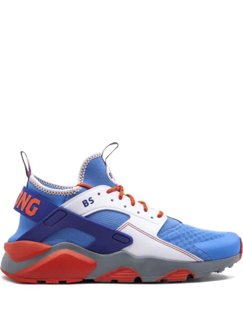 blue huarache sneakers