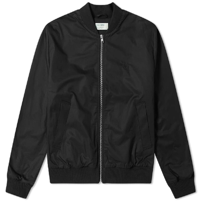 FRED PERRY×MARGARET HOWELL テニスボンバー MA-1 Fred Perry X Margaret Howell Tennis Bomber Jacket In Black