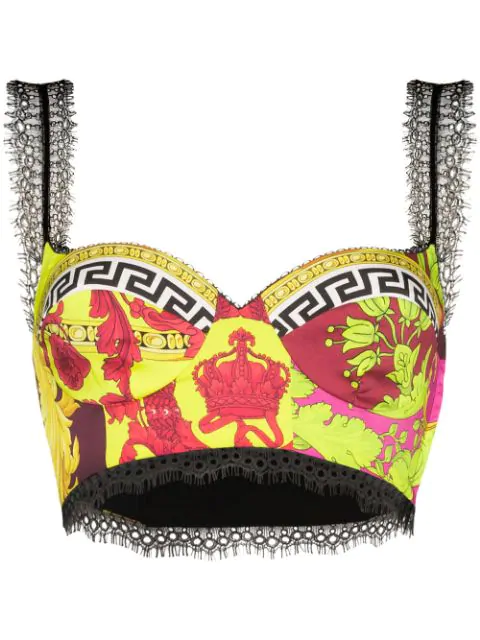 versace bralette top