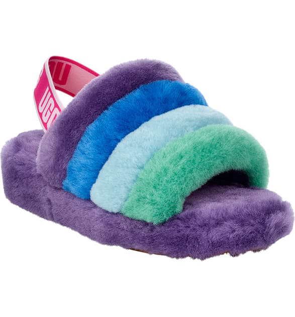 ugg fluff yeah genuine shearling slide slipper