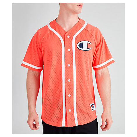 champion button up jersey