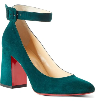 CHRISTIAN LOUBOUTIN SOVAL ANKLE STRAP PUMP