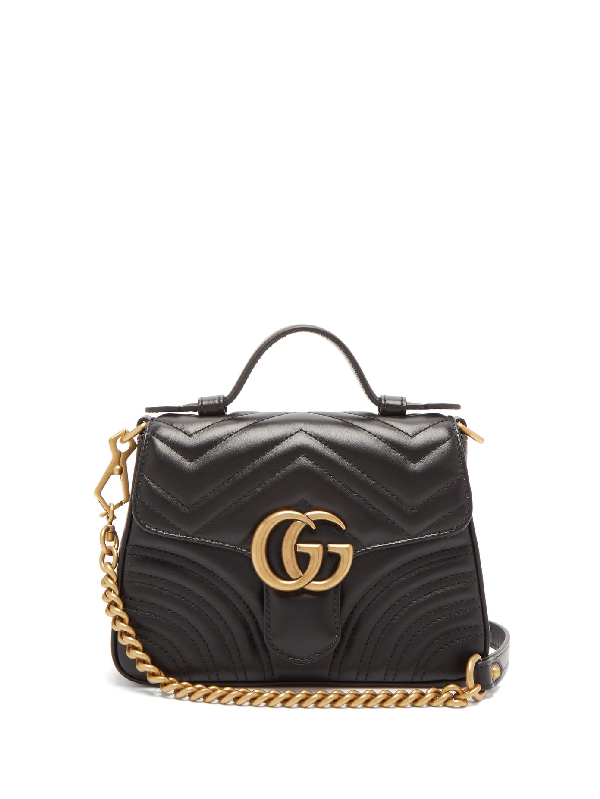 gucci gg marmont mini quilted leather shoulder bag