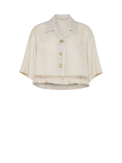 19.70 NINETEEN SEVENTY SHIRT WITH FRINGE