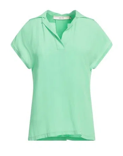 19.70 NINETEEN SEVENTY 19.70 NINETEEN SEVENTY WOMAN TOP LIGHT GREEN SIZE M TENCEL LYOCELL, COTTON