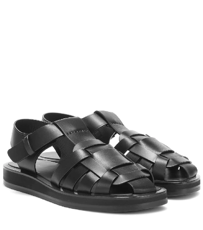 THE ROW GAIA 2 LEATHER SANDALS