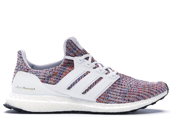 Shop Pre Owned Adidas Originals Ultra Boost 4 0 White Multi Color In Cloud White Cloud White Collegiate Navy