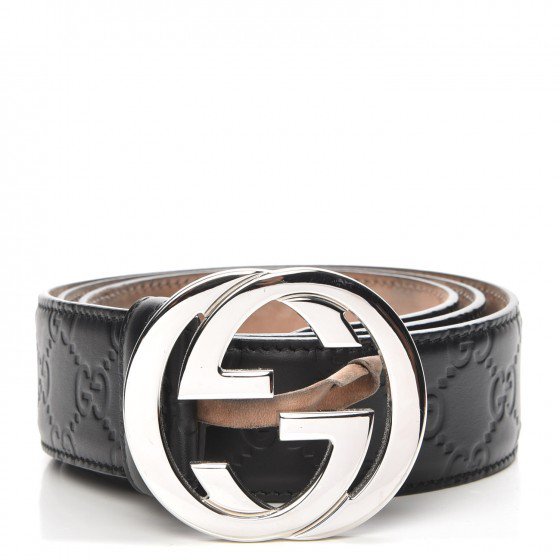 gucci interlocking g belt black