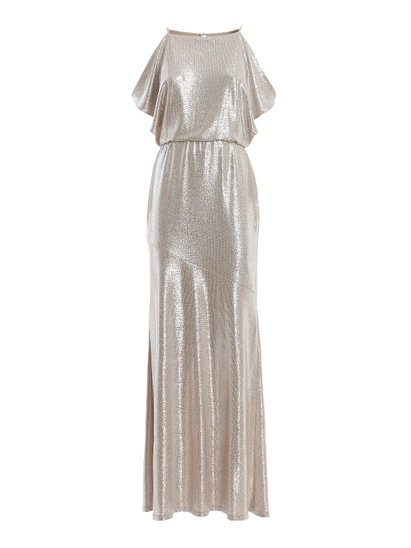 ralph lauren dress gold