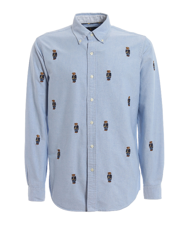 polo bear button down shirt