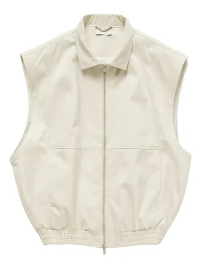 1989 STUDIO GABARDINE ZIP-UP GILET