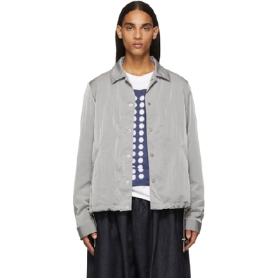 FUMITO GANRYU FUMITO GANRYU GREY VENTILATION COACH JACKET