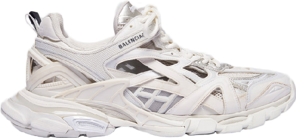 Balenciaga Grey orange and yellow Track 2 sneakers