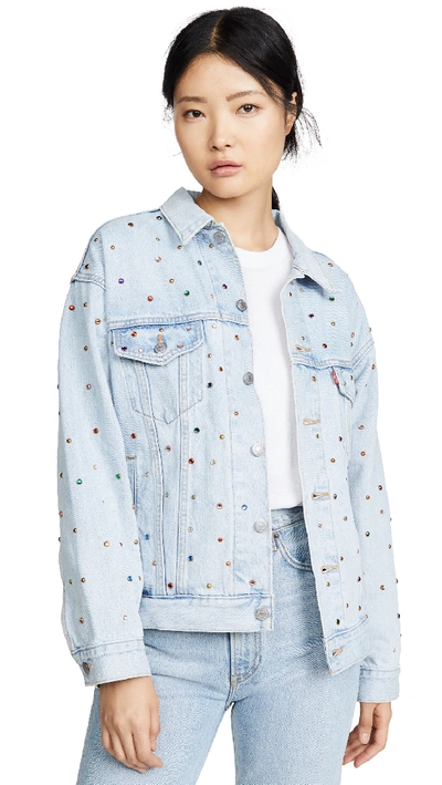 Shop Levi s Dad Trucker Jacket In Showgirl