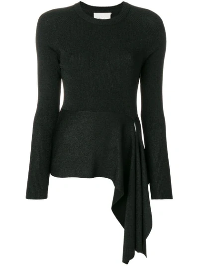 3.1 PHILLIP LIM RIBBED SIDE TIE TOP