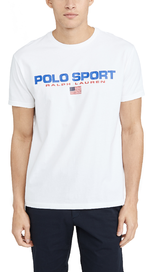 polo sport white t shirt